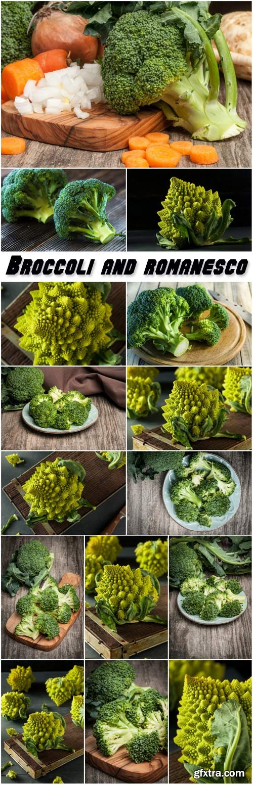 Broccoli and romanesco, cabbage