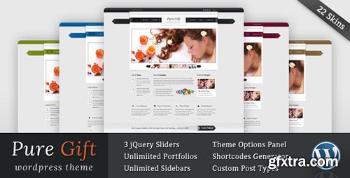 ThemeForest - Pure Gift v1.10 - Blog and Portfolio Wordpress Theme - 2531061