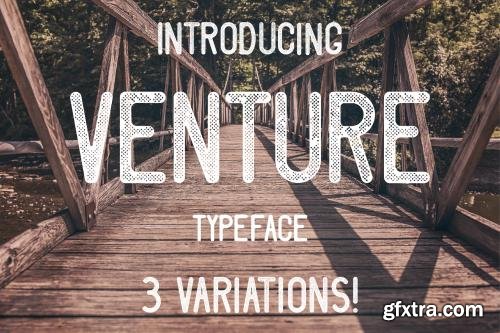 CreativeMarket Venture Typeface 540783