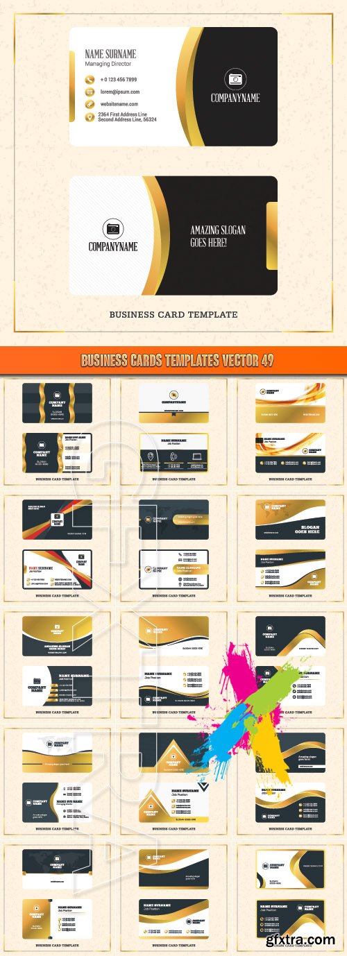 Business Cards Templates vector 49