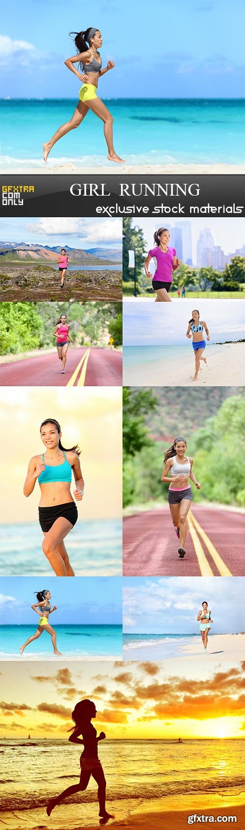 Girl running, 9  x  UHQ JPEG