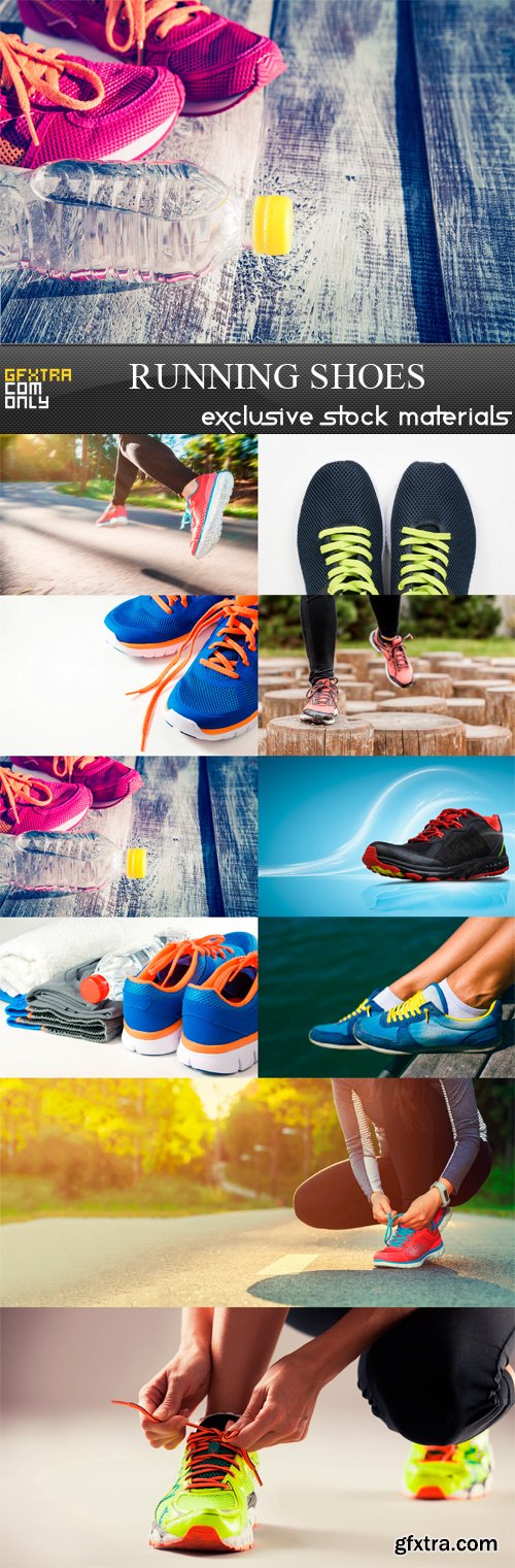 Running Shoes - 10 x JPEGs