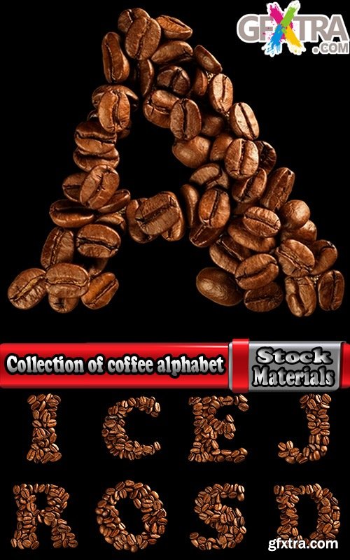 Collection of coffee alphabet letter 25 HQ Jpeg