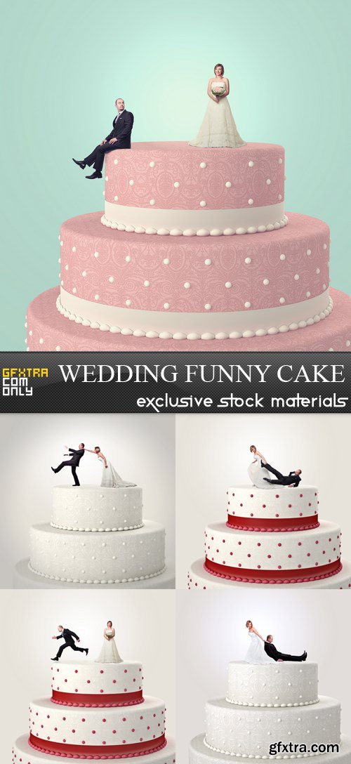 Wedding Funny Cake - 5 UHQ JPEG