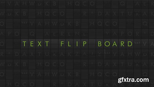 Videohive - Text Flip Board - 7877354