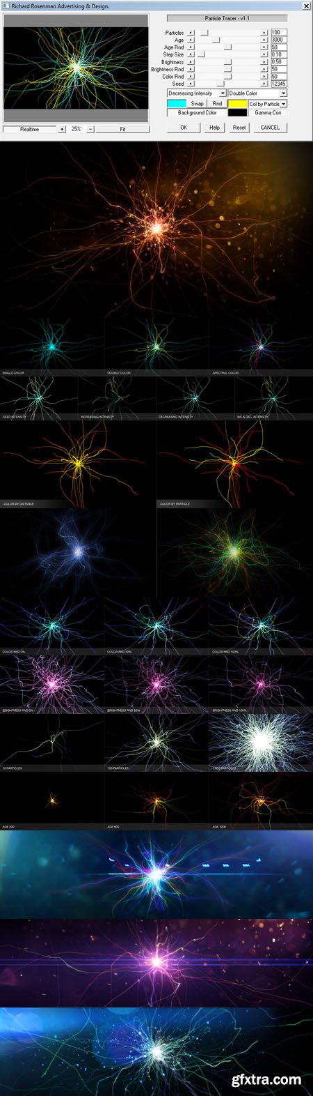 Particle Tracer 1.1 Plugin for Photoshop