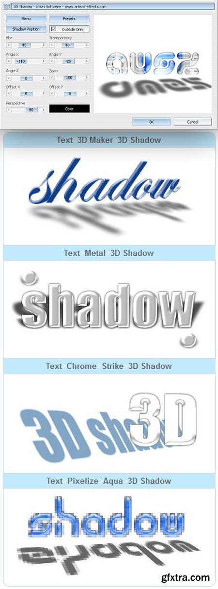 3D Shadow 1.2 Plugin for Photoshop