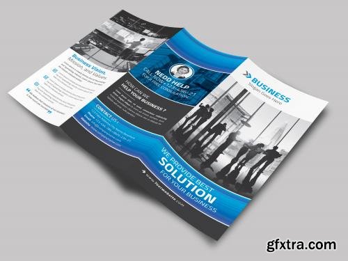 Creativemarket Business Tri-Fold Brochure 01 587908