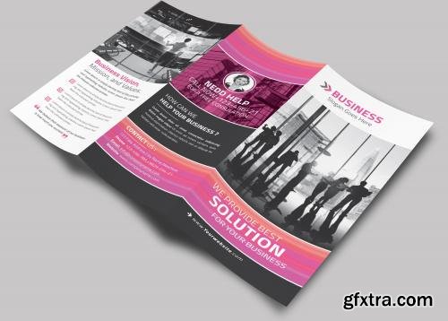 Creativemarket Business Tri-Fold Brochure 01 587908