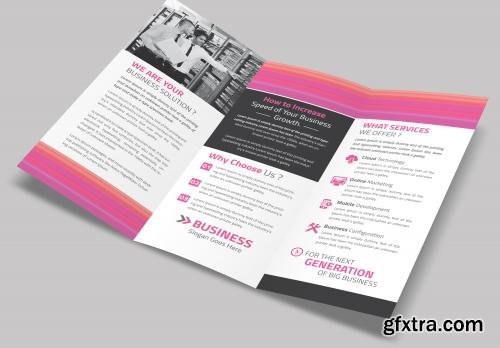 Creativemarket Business Tri-Fold Brochure 01 587908