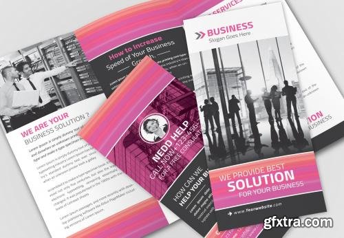 Creativemarket Business Tri-Fold Brochure 01 587908