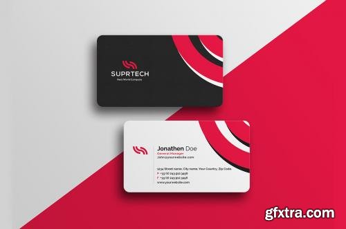 CreativeMarket Corporate Business Card #18 587834