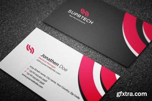 CreativeMarket Corporate Business Card #18 587834