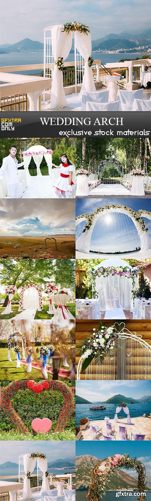 Wedding arch, 12  x  UHQ JPEG