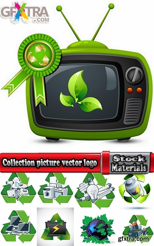 Collection picture vector logo illustration of the business campaign 31-25 EPS