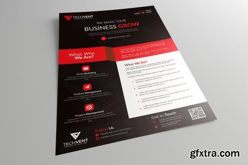 CreativeMarket Corporate Flyer Template 596144