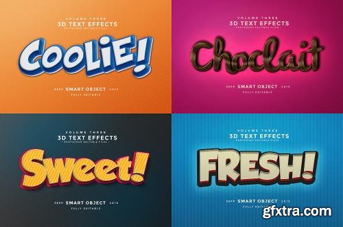 CreativeMarket 3D Text Effects Vol.3 272539