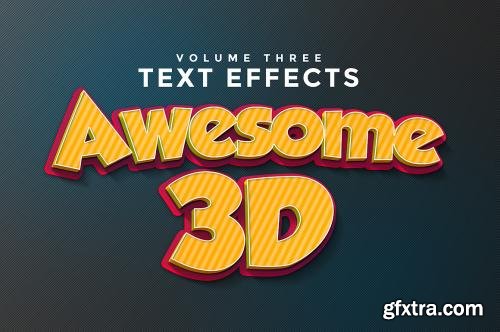 CreativeMarket 3D Text Effects Vol.3 272539