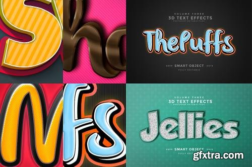 CreativeMarket 3D Text Effects Vol.3 272539