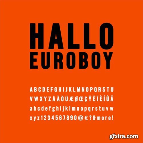 Hallo Euroboy Font