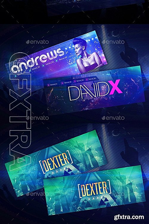 GraphicRiver - 5 Djs Facebook Covers Vol2 9185452