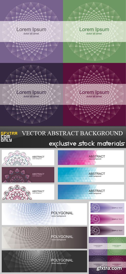 Vector Abstract Background - 5 EPS