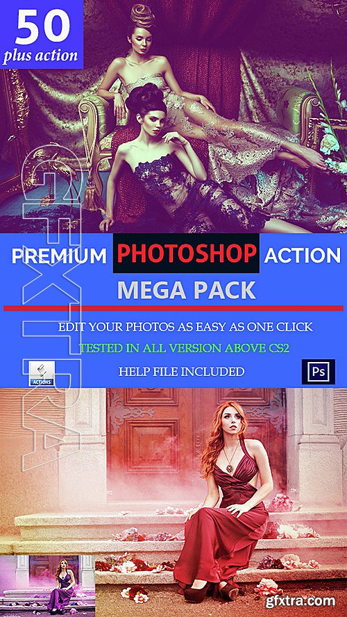 GraphicRiver - 50 Plus Photoshop Actions 15301631