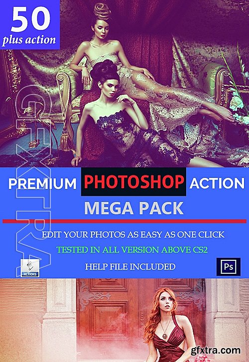 GraphicRiver - 50 Plus Photoshop Actions 15301631