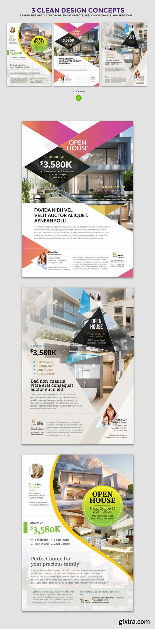 CM - 3 Clean Real Estate Flyer Vol 3 569798