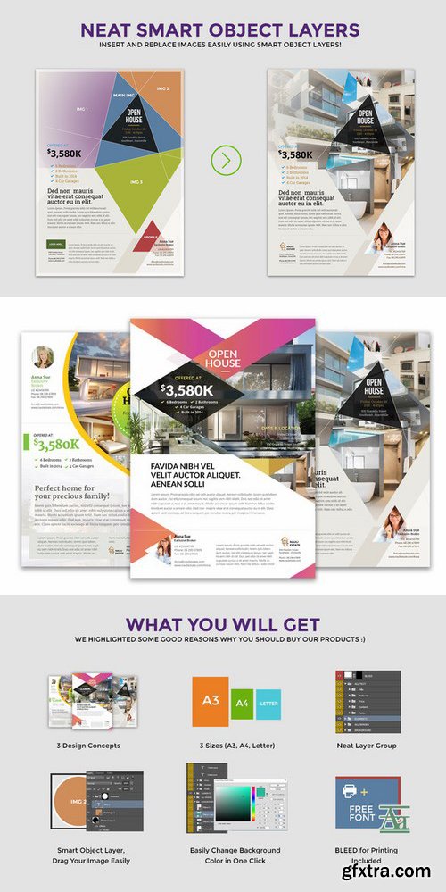 CM - 3 Clean Real Estate Flyer Vol 3 569798