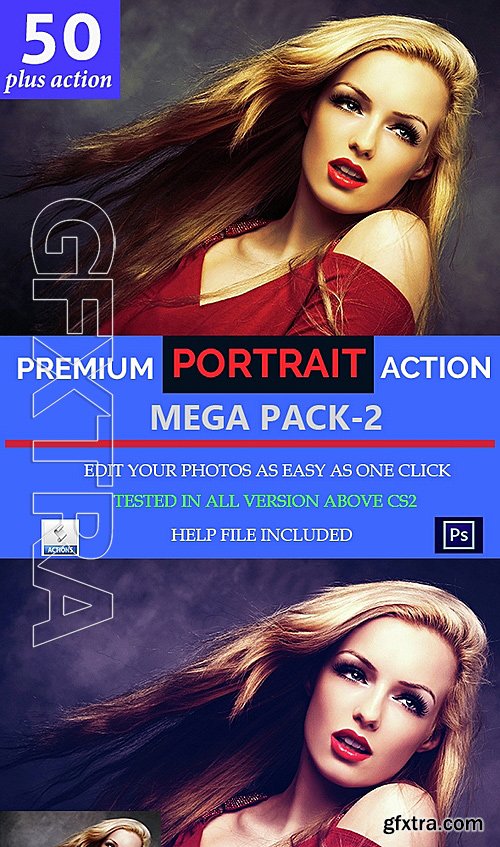 GraphicRiver - Portrait Mega Action Set 2 15302535