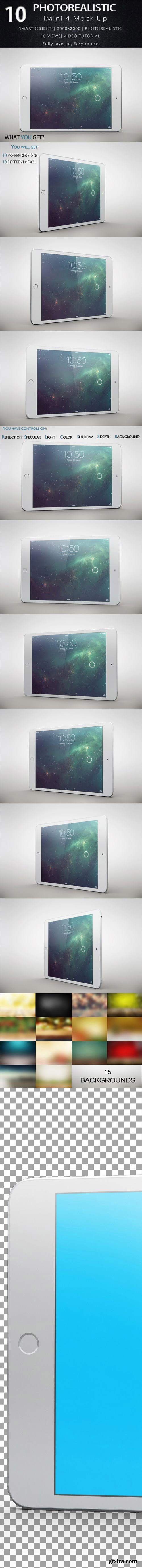 CM - Bundle iPad Mini 4 Tablet Mock Up 586504