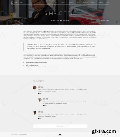 CM - Famozo - PSD Template 562394