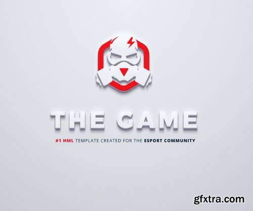 CM - The Game - eSport PSD Gaming Template 576257