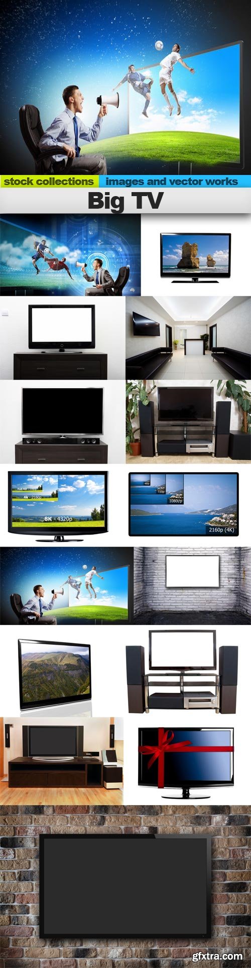 Big TV, 15 x UHQ JPEG