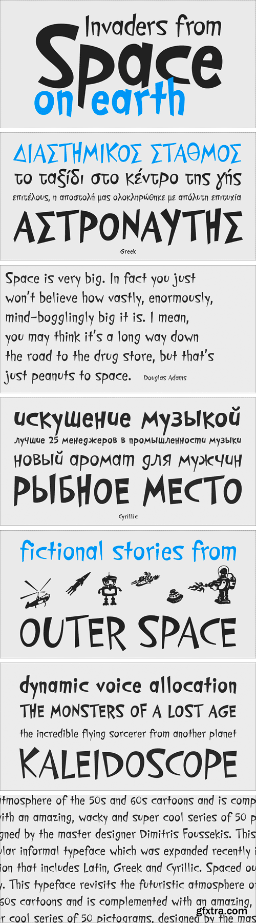 PF Cosmonut Pro Font Family