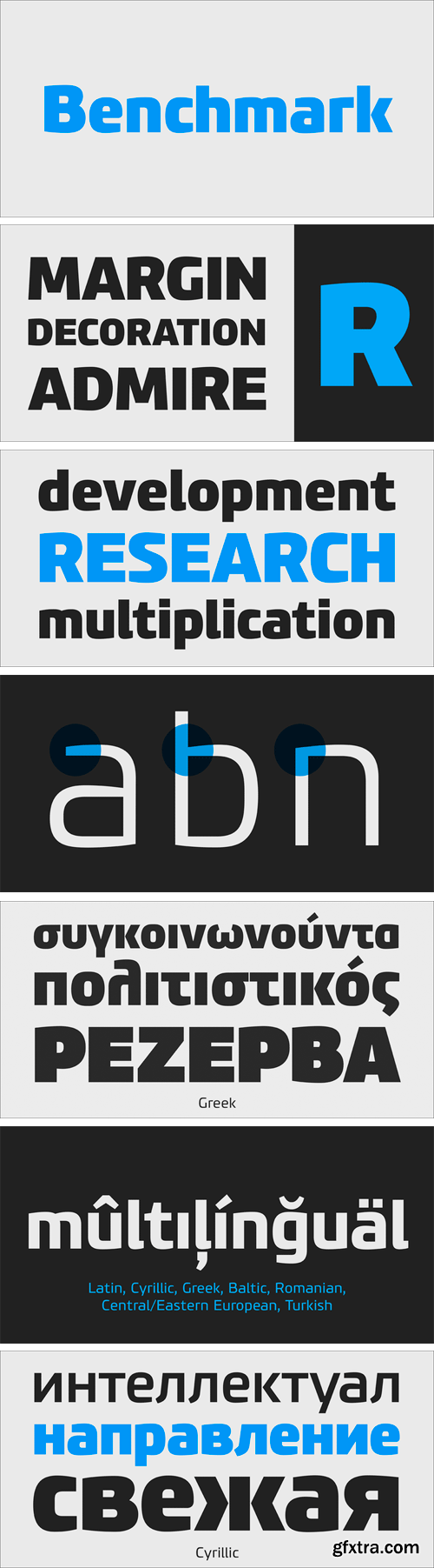 PF Benchmark Pro Font Family