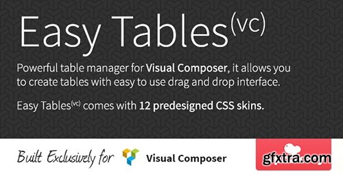 CodeCanyon - Easy Tables v1.0.9 - Table Manager for Visual Composer - 5559903