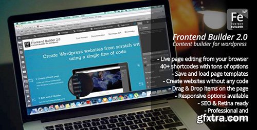 CodeCanyon - Frontend Builder v3.0.2 - WordPress Content Assembler, Page Builder & Drag & Drop Page Composer - 5310338