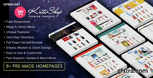 ThemeForest - KuteShop v2.0.0 - Multi-Purpose Opencart Theme - 13634601