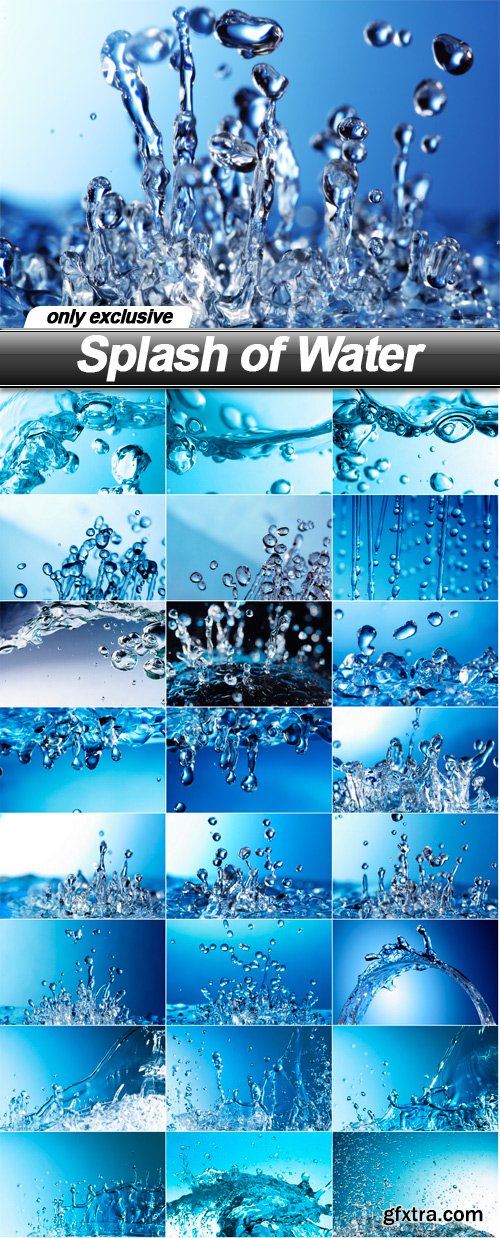 Splash of Water - 25 UHQ JPEG