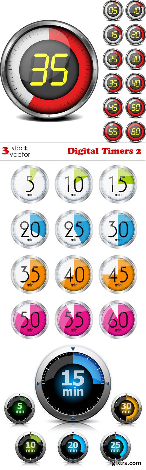 Vectors - Digital Timers 2