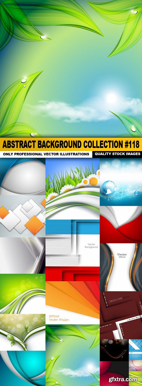 Abstract Background Collection #118 - 20 Vector