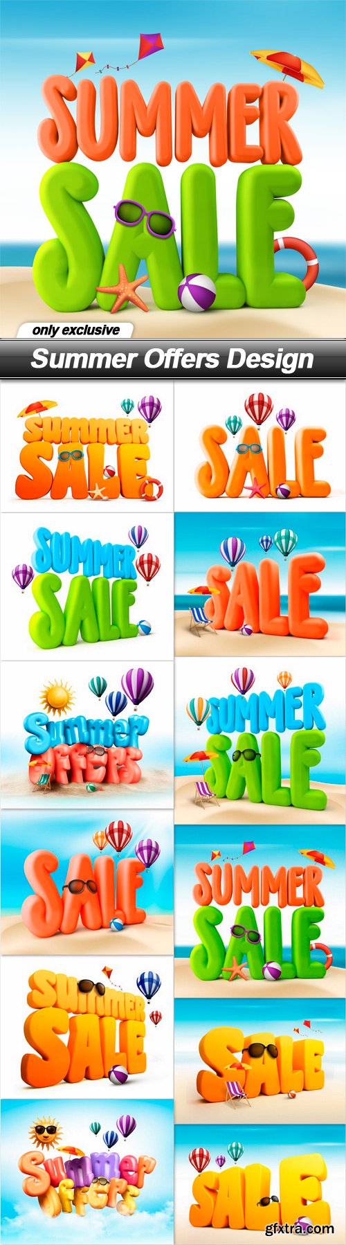 Summer Offers Design - 12 UHQ JPEG