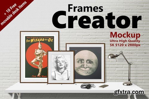 CM - FRAMES CREATOR MOCKUP (res. 5K) 585256