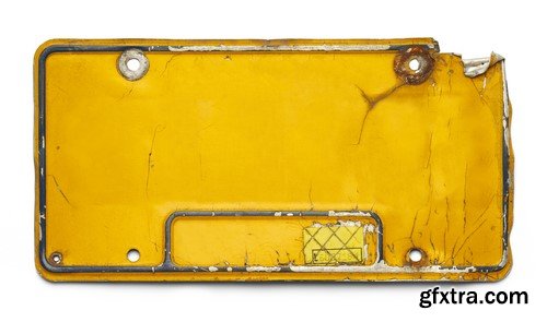 Old License Plates - 10x JPEGs