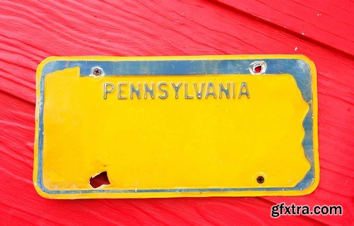 Old License Plates - 10x JPEGs