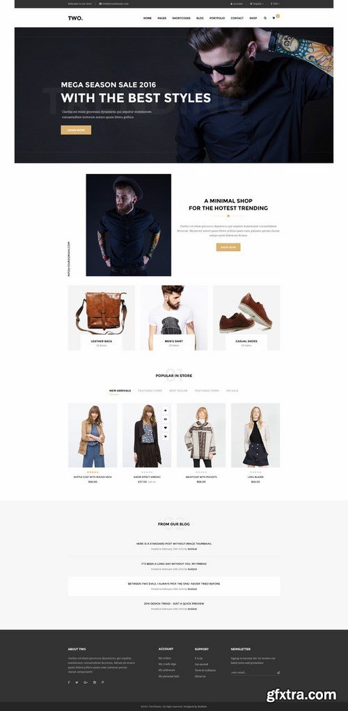 CM - Two - Multipurpose PSD Template 586405