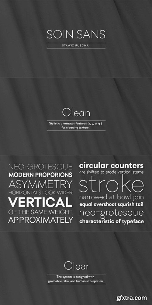 Soin Sans Font Family $149