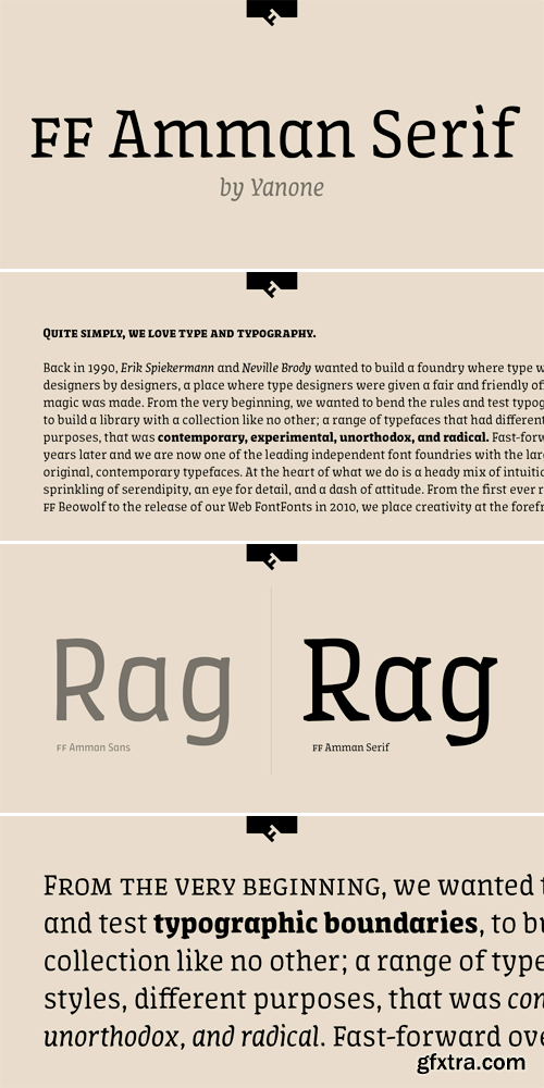 FF Amman Serif Font Family